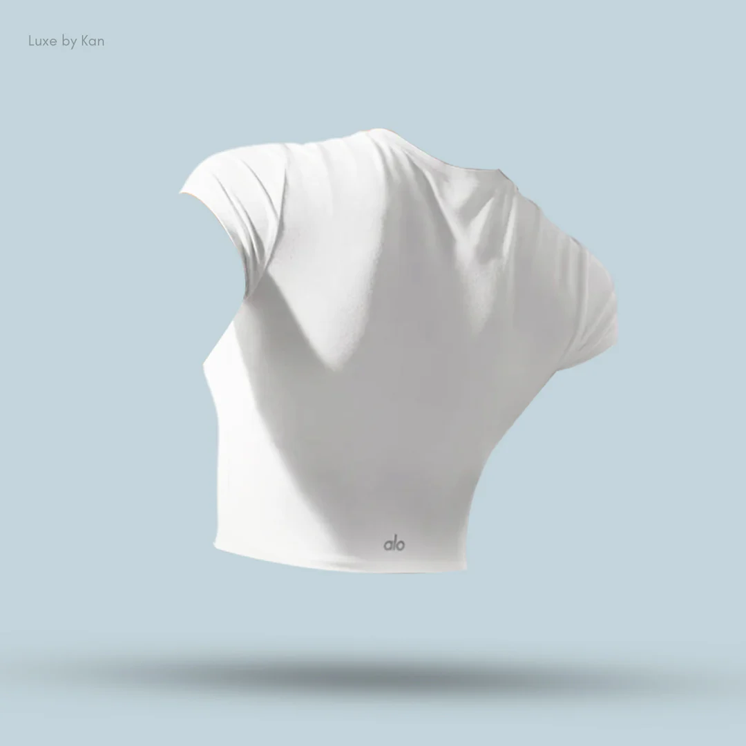 Alo soft Crop Finesse Short Sleeve - Image 5