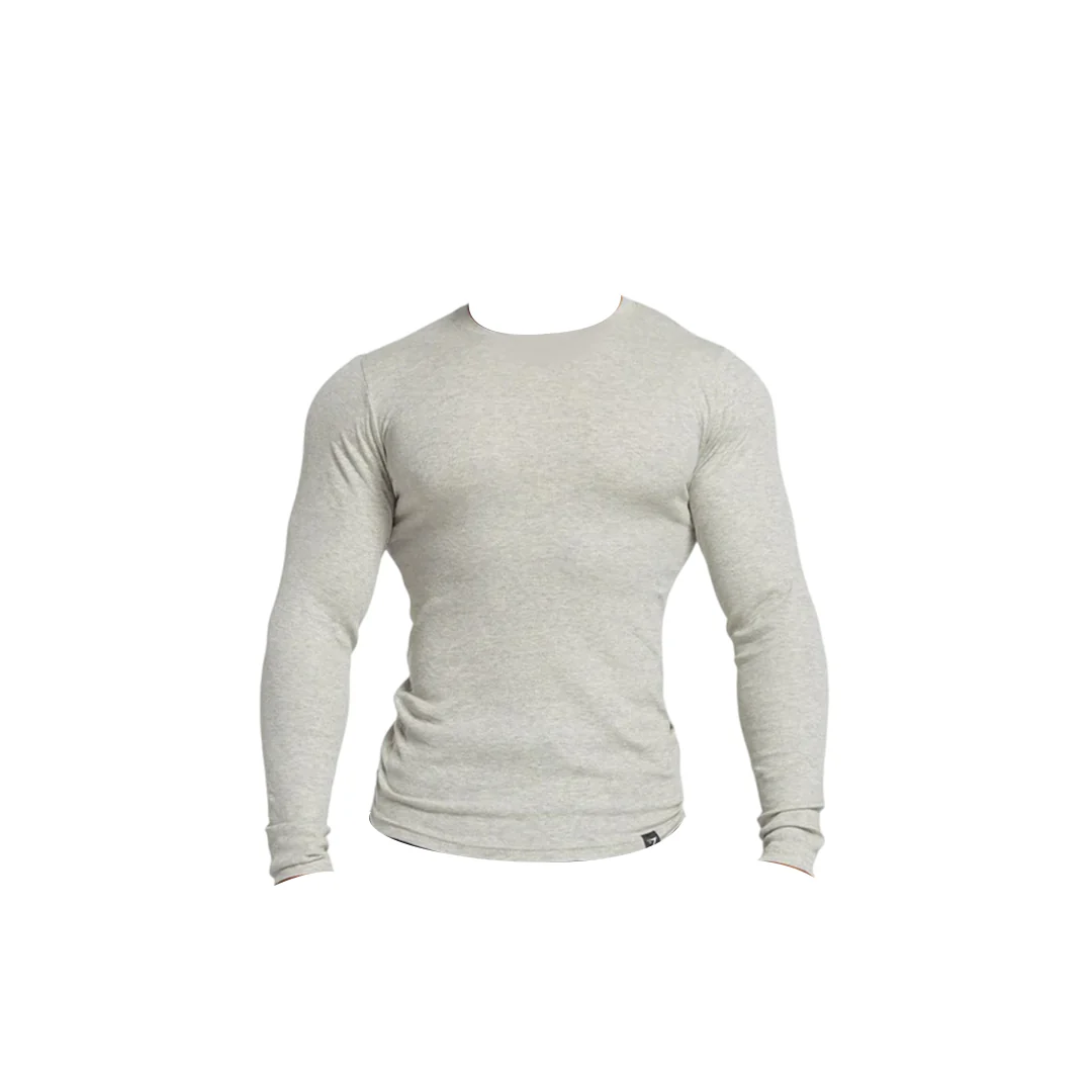 GYMSHARK MEN RIBBED LONG SLEEVE T-SHIRT - Image 5