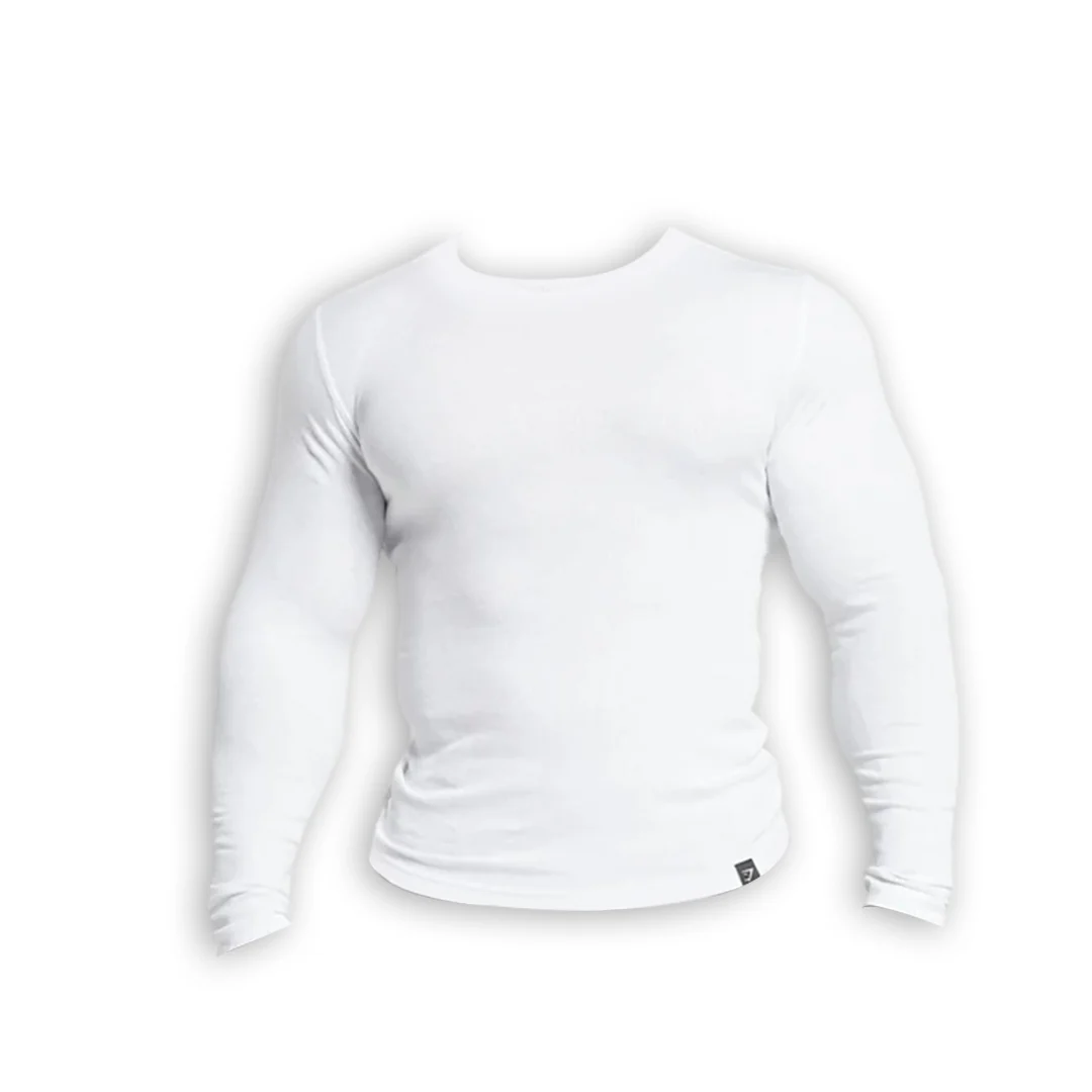 GYMSHARK MEN RIBBED LONG SLEEVE T-SHIRT - Image 7