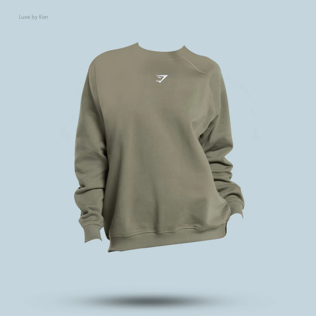 Gymshark Training Oversized Fleece Sweatshirt - Oversized Fit - Image 7