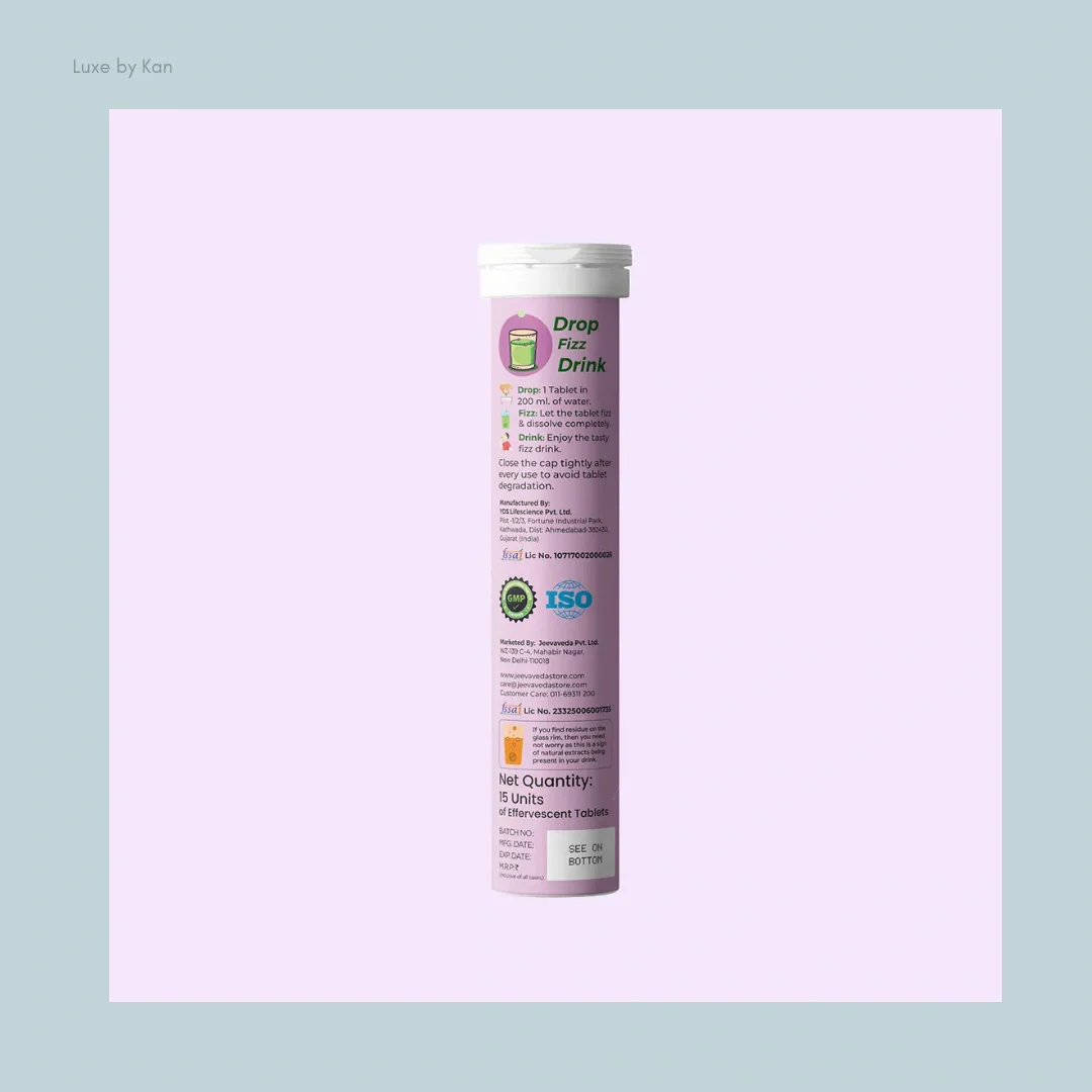Jeevaveda L-Arginine Effervescent Tablets - Image 6